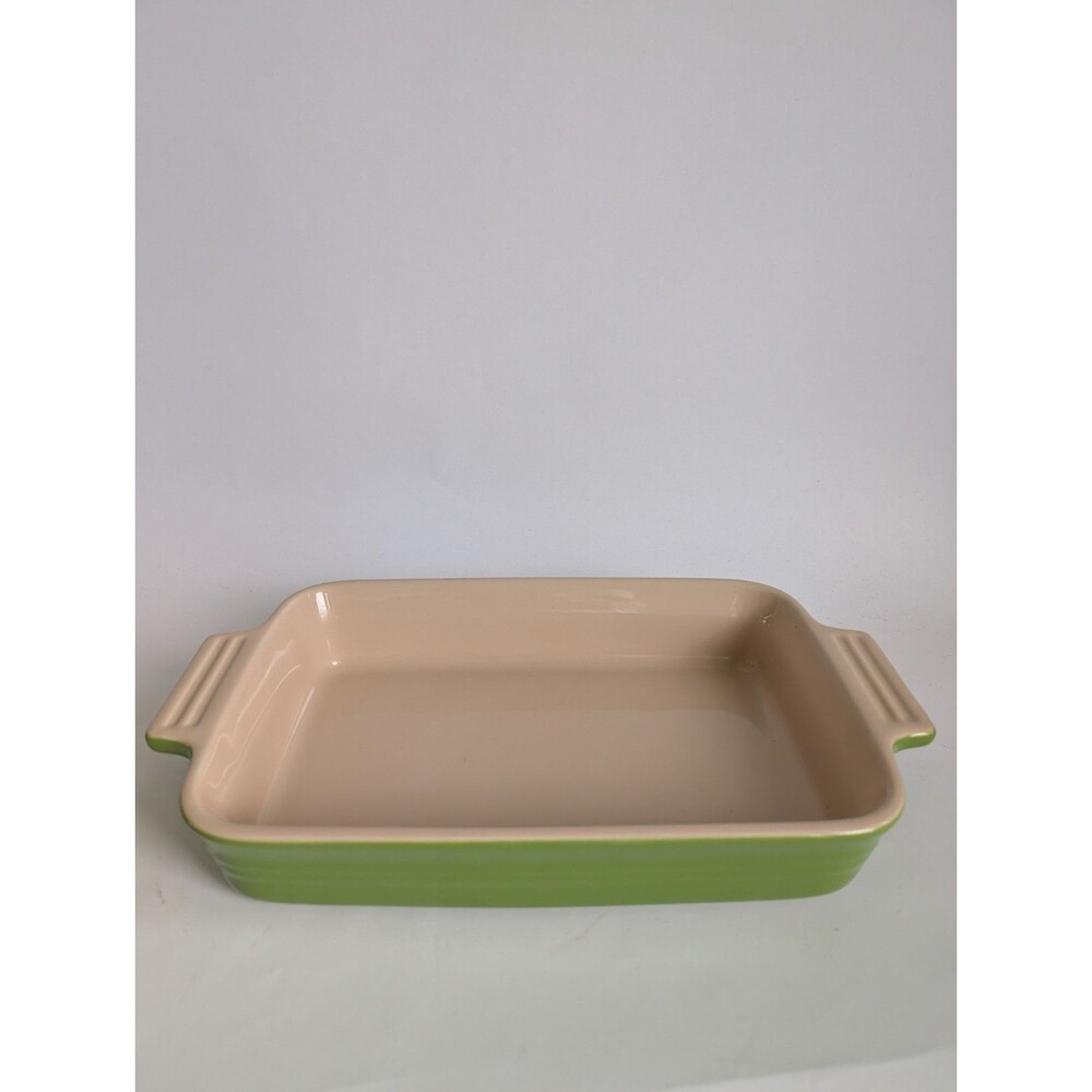 Le Creuset Baking Dish Casserole 10”x7” Stoneware Rectangular
